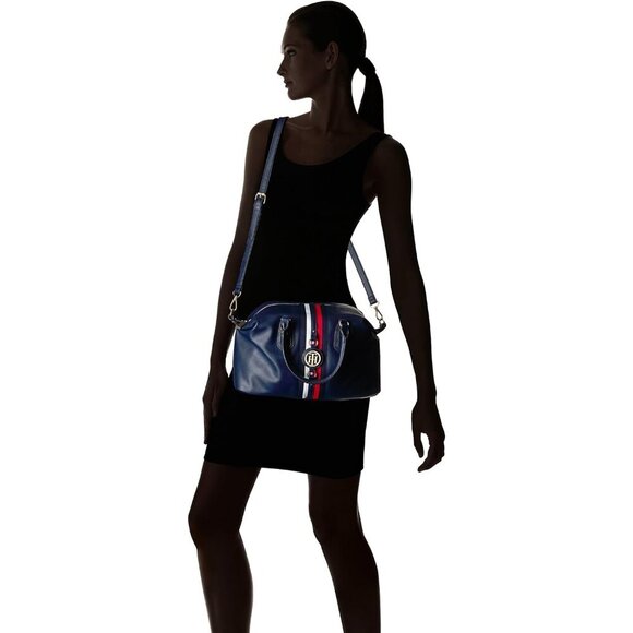 Tommy Hilfiger Women's Handbag Jaden Satchel Shoulder Bag - Picture 6 of 6